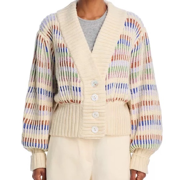 FARM Rio Sweaters - NEW w Re-Tag Farm Rio Bold Stitch Knit Cardigan
